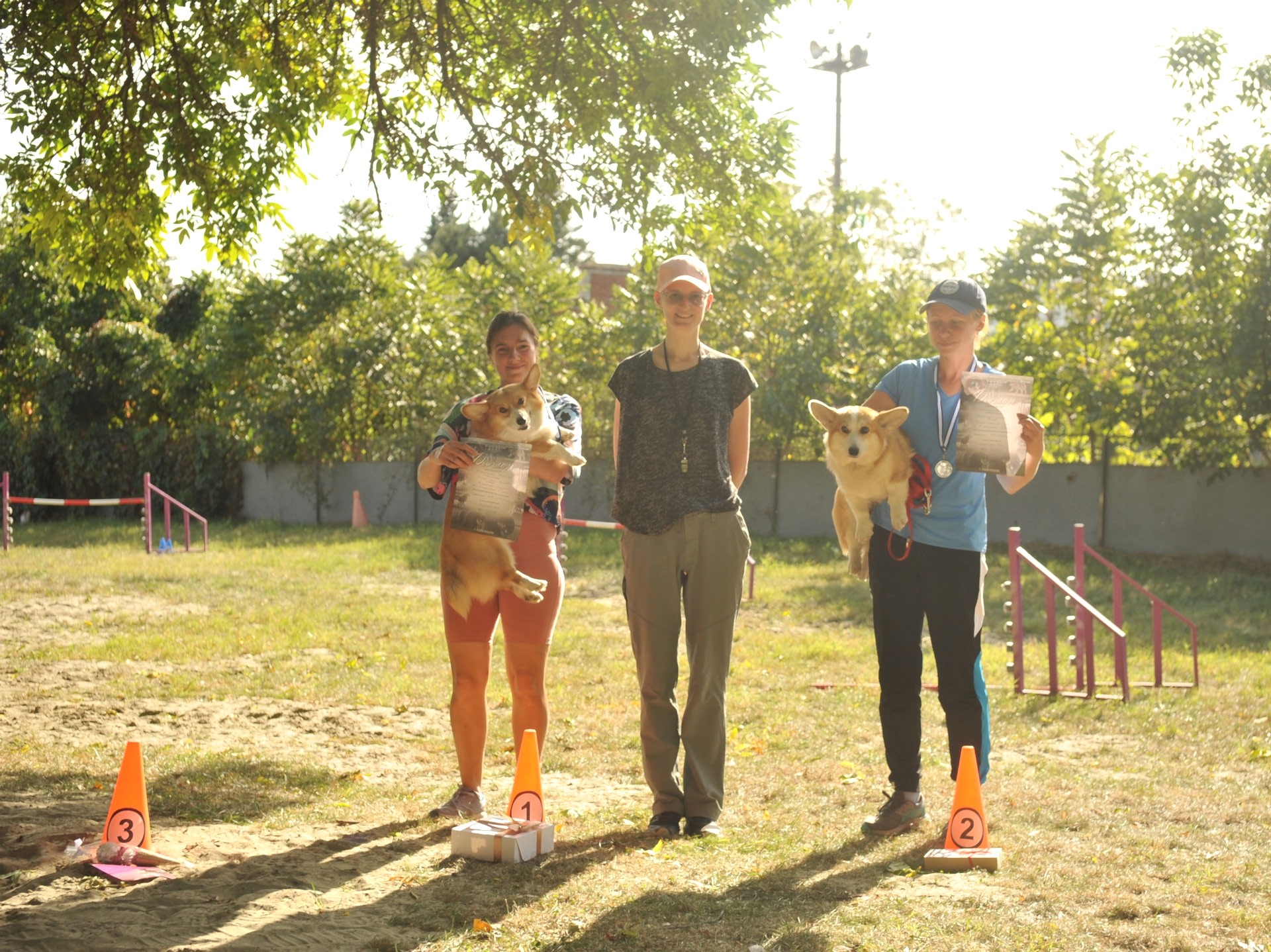 На нашей площадке 2 октября прошли квалификационные испытания по аджилити по судейством Гагариновой Дарьи.